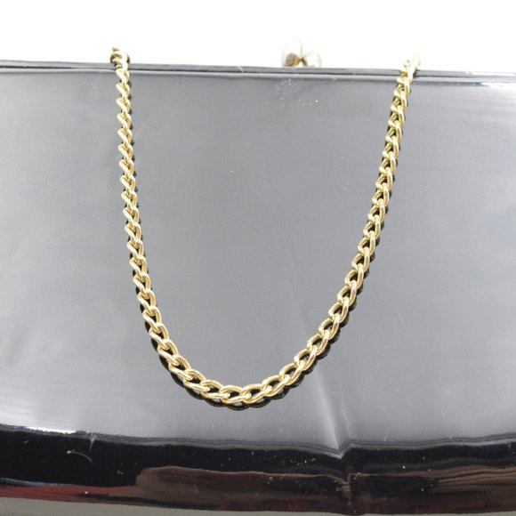 MCM Vintage Black Patent Leather Clutch Bag Purse - Picture 6 of 8
